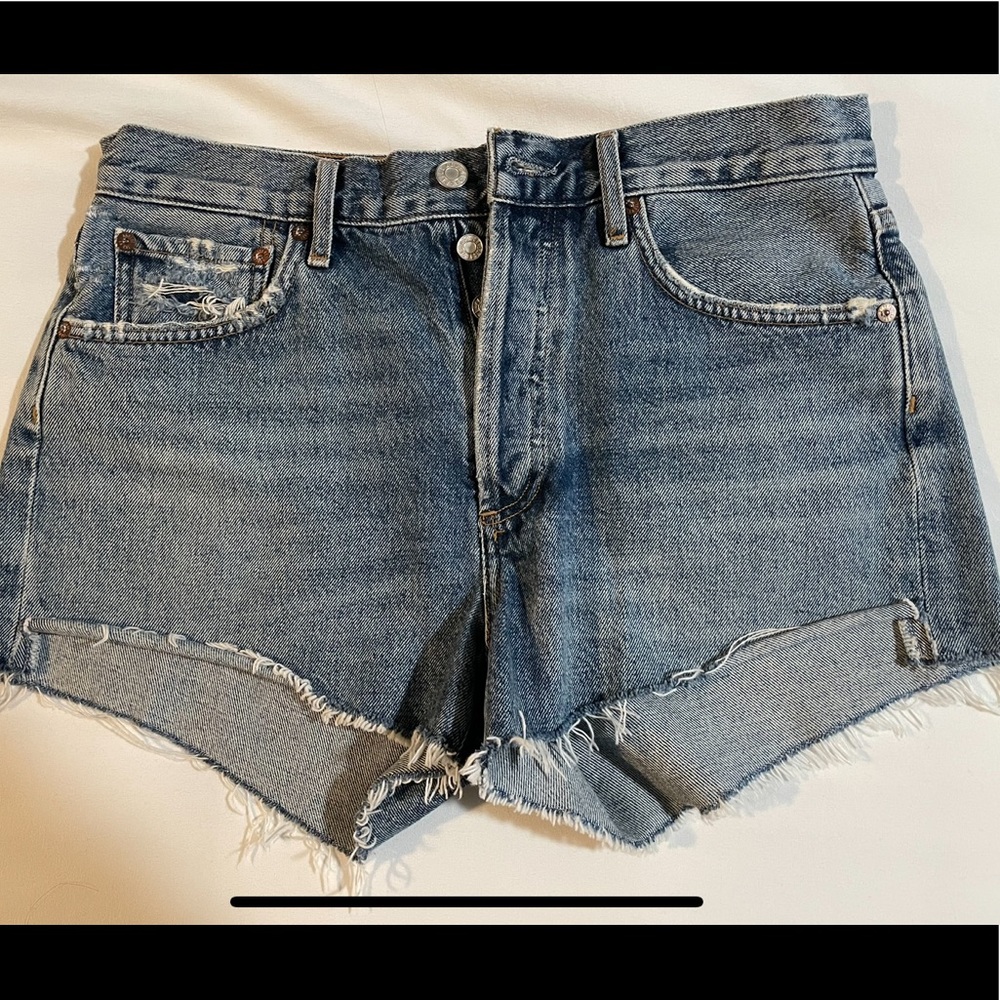 AGOLDE Parker Denim Shorts - Like new!